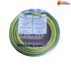 Hes Nyaf Kablo 1 mm² Sarıyeşil ( H05v-K )